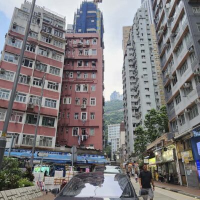 昔日春園別墅舊址的入口附近（今春園街與交加街交界）